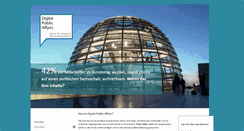 Desktop Screenshot of digital-public-affairs.de